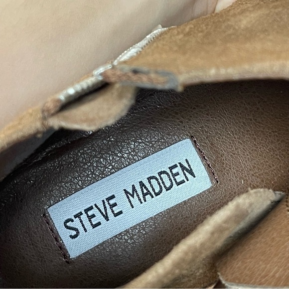 Steve Madden Satie Leather Ankle Boots Size 7 Women - Picture 11 of 11